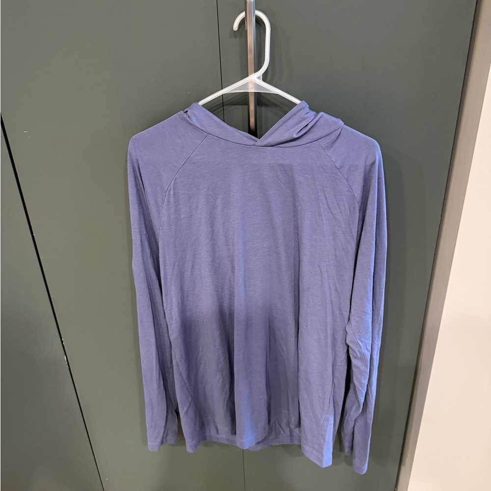 Men’s Blue Core Long Sleeve Hoodie